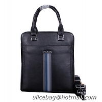 Prada Smooth Leather Tote Bag M38422 Black