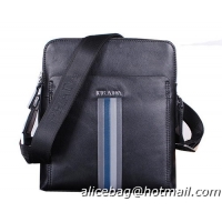 Prada Smooth Leather Messenger Bag M38423 Black
