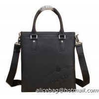 Prada Calfskin Leather Tote Bag P122263 Black