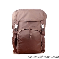 PRADA Technical Fabric Backpack V135 Brown
