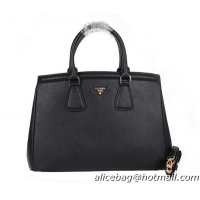 PRADA Saffiano Leather Tote Bag BN2308 Black
