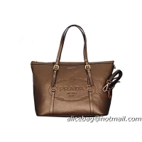 Prada Shoulder Bags Calf Leather BL8503 Bronze
