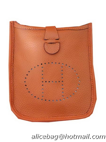 Unique Free Shippings Hermes mini Evelyne Messenger Bag H1608S Orange