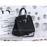 Classic Hermes Birkin 30CM Tote Bags Litchi Leather H30CT Black
