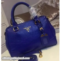 Grade Prada Grainy Leather Tote Bag BN2322 Blue