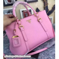 Luxurious Prada Calfskin Leather Tote Bag BN2527 Pink