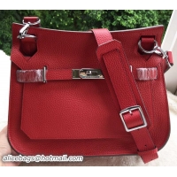 Discount Fashion Hermes Jypsiere 31CM Shoulder Bag Calfskin Leather H0880 Red