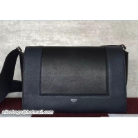 Shop Cheap Celine Smooth Calfskin Medium Frame Shoulder Bag Spring 71801 Navy/Black