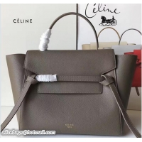 Fashionable Celine Belt Tote Small Bag in Original Clemence Leather 72101 Olive
