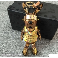 Most Popular MCM Robbit Bag Charm Gold 81003