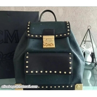 Good Product MCM Berlin Backpack Bag Green 81002