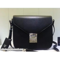 Classic MCM Small Patricia Crossbody Shoulder Bag 81101 Black