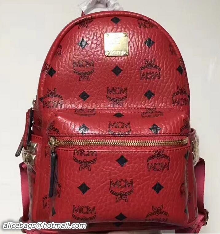 Discount Fashion MCM Stark Backpack 81206 Red