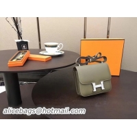 Top Sales Hermes Constance Bag Original Calfskin Leather H9910 Grey