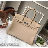 Luxury Hermes Birkin 30 Bag in Original Togo Leather Bag 12012 Light Gray