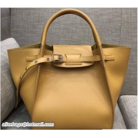 Luxury Discount Celine Small Big Bag With Long Strap 183313 Yellow 2018