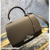 Pretty Style Moynat Petite Réjane Bag in Taurillon Gex Togo Leather Lobster N12012 Etoupe 2018