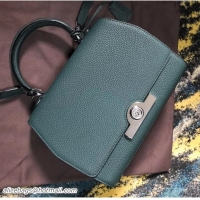 Popular Style Moynat Petite Réjane Bag in Taurillon Gex Togo Leather M12201 Cyan