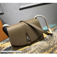 Classic Specials Moynat Madeleine Strap Structured Bag in Carat Calfskin Epsom Leather M12205 Etoupe/Beige 2018