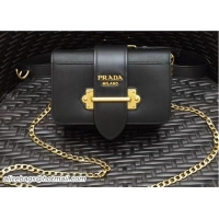 Hot Style Prada Cahier Belt Bag 1BL004 Black 2018