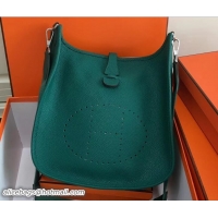 Classic Hot Hermes Togo Leather Evelyne III PM Bag 327011 Emerald Green