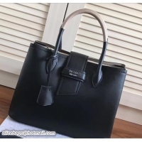 Purchase Prada Top Handle Tote Shoulder Bag 1BG148 Black Resort 2018