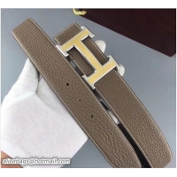 Durable Hermes Togo Leather Belt H20