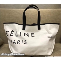 Low Price Celine Black Logo Made In Medium Tote Bag Bag in Textile C62055 2018