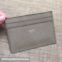 Pretty Style Celine Grained Leather Card Holder 110105 Kahki 2018 Collection
