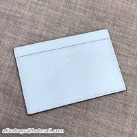 Fashion Celine Grained Leather Card Holder White 110102 2018