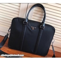 Fashion Prada Nylon Briefcase Bag 2VE871 Black