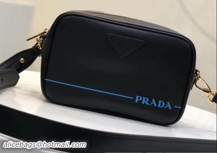 Hot Style Prada Mirage Leather Shoulder Camera Bag 1BH093 Black 2018
