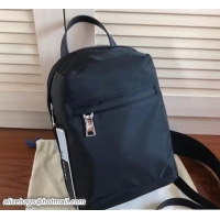 Discount Prada Nylon One-Shoulder Backpack Bag 2VZ023 Black 2018