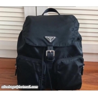 Fashion Prada Fabric Backpack Bag 1BZ005 Black 2018