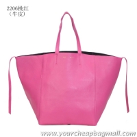 Super Quality Celine Cabas Phantom Large Shopping Bag 2206 Peach Red