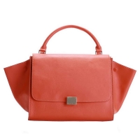 Newest 2012 Celine Trapeze Bags Original Leather 3342 Orange