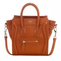 Celine Luggage Mini 165213MBA in Original Leather Orange