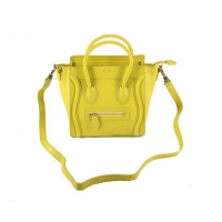 Celine Luggage Bags Mini in Oxhide Yellow