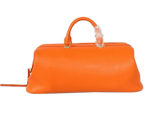 2012 New Celine Original Leather Tote Bag 348 Orange