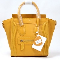 Celine Luggage Small Fashion Bag 98168 Yellow