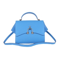Hot Sell Hermes 2012 Calf Leather Mini Top Handle Bag Blue