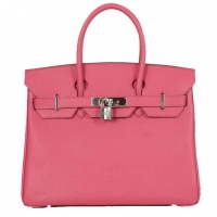 Hermes Birkin 30CM Tote Bags Smooth Togo Leather Peach