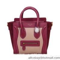 Celine Luggage Nano Bag Original Leather 88023 Rose&Apricot