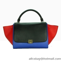 Celine Trapeze Bag Original Leather CL88037 Black&Blue&Red