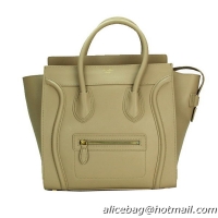 Celine Luggage Mini Bag Smooth Leather CL88022 Khaki