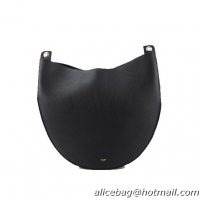 Celine Hobo Handbag Original Grainy Leather 174893 Black