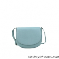 Celine Trotteur Handbag Natural Calfskin Leather 174053 SkyBlue