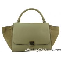 Celine Nubuck Leather Trapeze Bag CL88037 Brownness