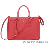 Prada 30cm Saffiano Leather Tote Bag BN18201 Red