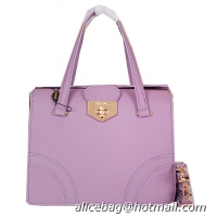 Prada Grainy Leather Top Handle Bag BN2725 Lavender